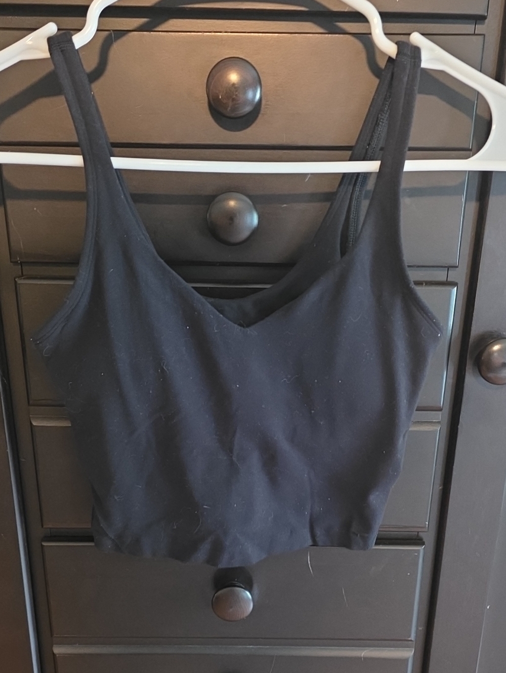 Lululemon Black Crop Tank